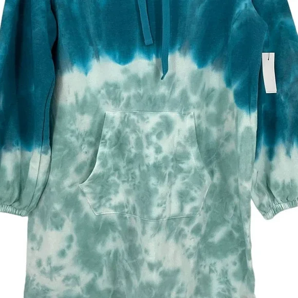 Livi Lane Bryant Hoodie Sweatshirt Tie Dye Blue/Green Size 18/20 NWT - Picture 4 of 7